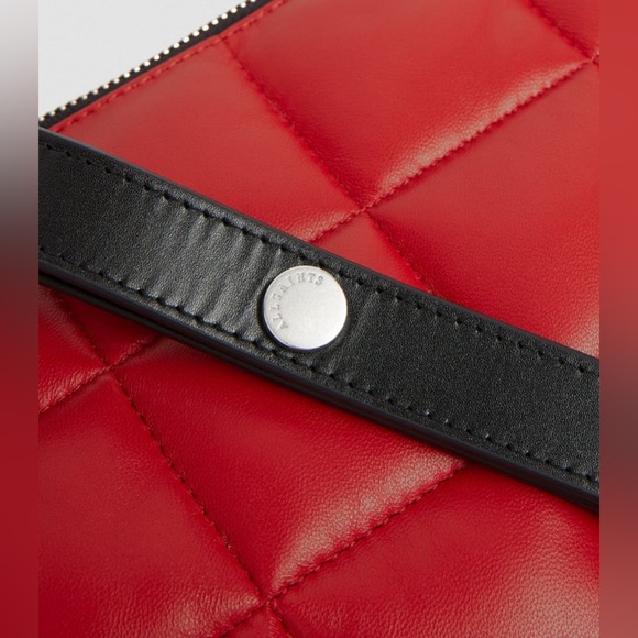 ALLSAINTS
Leather Eve Quilted Cross-Body Bag - Red - Picture 5 of 9